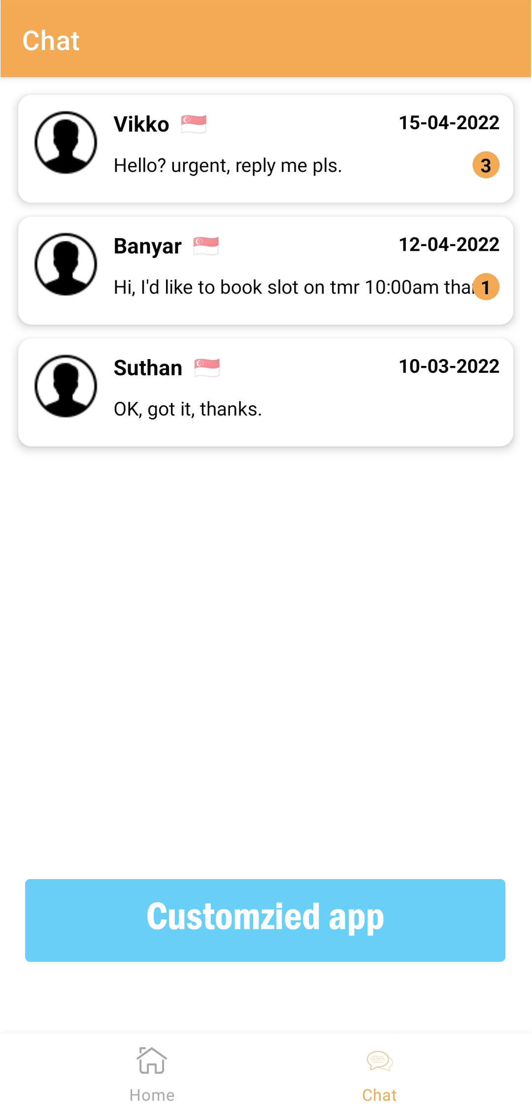 self monthly android application
